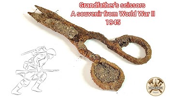 Restoring WWII Scissors – Satisfying Transformation of a Rusted Relic