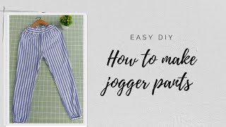 Download Lagu Celana Jogger / pola celana jogger / membuat celana panjang wanita jogger MP3