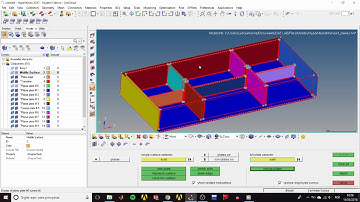HyperMesh Tutorial HM-2015: Auto-Midsurfacing with Advanced Extract Options