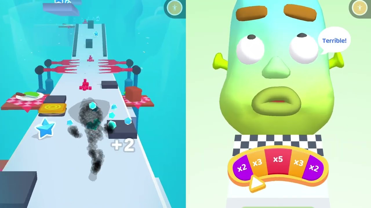 Sandwich Run Vs Pixel Rush- Satisfying Gameplay Walkthrough- All Level Max Tiktok