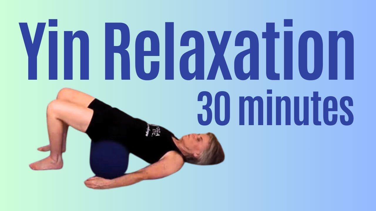 Relaxing Yin Yoga Class for Deep Stretch & Stress Relief - YouTube