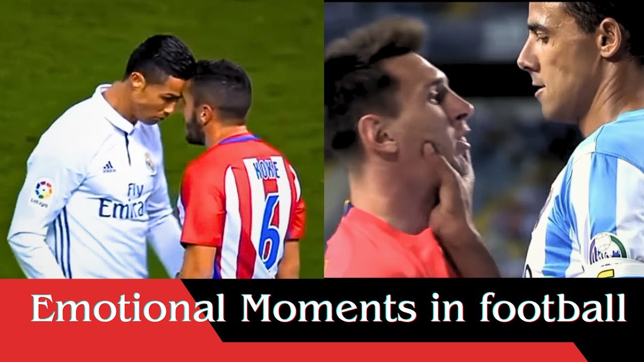 Player's emotional Moments in football // Angry and comedy mixing ...