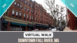 Downtown Fall River - Virtual Walk - Library to St. Anne's Shrine - no narration