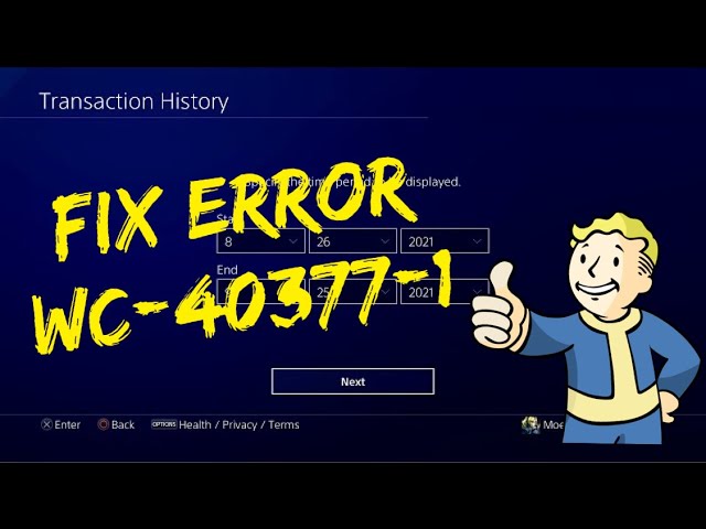 Tegne kreativ Penelope How To Fix PS4 Error WC-40377-1 & Redeem PS4 Codes (Simple Tutorial) -  YouTube