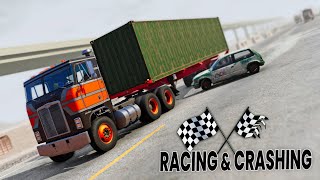 BeamNG Drive - Racing & Crashing New Trailers for T-Series BigRig