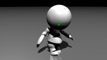 Marvin the Paranoid Android Walk Sequence
