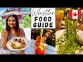 WHERE TO EAT IN WHISTLER (Food Tour Vlog) | SB