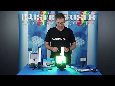 NANLITE Farbeffekt-Leuchten: Litolite 5C, PavoTube II 6C und MixPad11