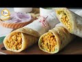 Chicken Qeema Paratha Roll Recipe By Food Fusion