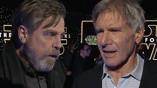 The Original Star Wars Cast On Filming The Force Awakens | Scoopla
