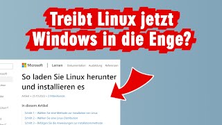 Microsoft Empfiehlt Jetzt Offiziell Die Installation Von Linux (Statt Windows)