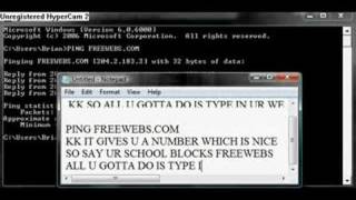 HACK WITH PING ON DOS PROMPT