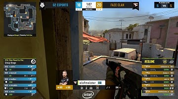 kennyS AWP ACE vs FaZe [ ESL One Road to Rio - Europe ]