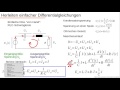 Dynamische systeme  teil 12  einfache dgl aufstellen elektrotechnik