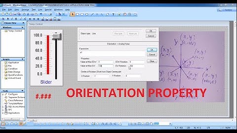 ORIENTATION PROPERTY IN INTOUCH SCADA SOFTWARE TUTORIAL PART:8