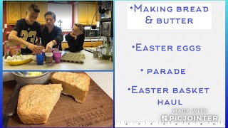 Mom and son time | easiest homemade bread butter ever !