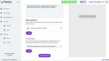 Turn any RSS feed into an AI agent you can talk to with Dappier