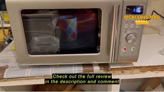 Review Sage - The Compact Wave Soft Close Microwave, Silver screenshot 5