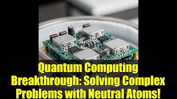 Quantum Computing Breakthrough: Solving Complex Problems with Neutral Atoms!