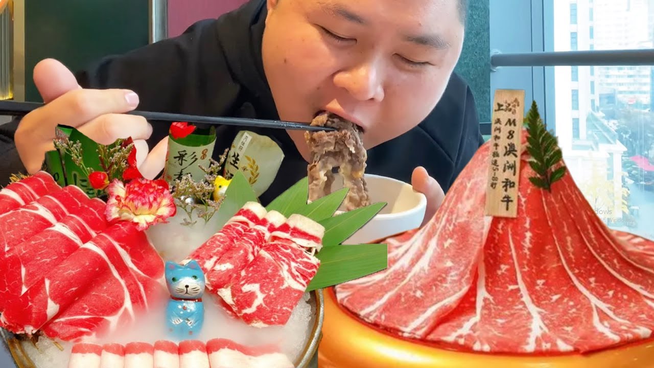 杭州259元一位的和牛寿喜烧！一口气点20份M8和牛，结果服务员不给上大胖差点被气死？【都市陈大胖】