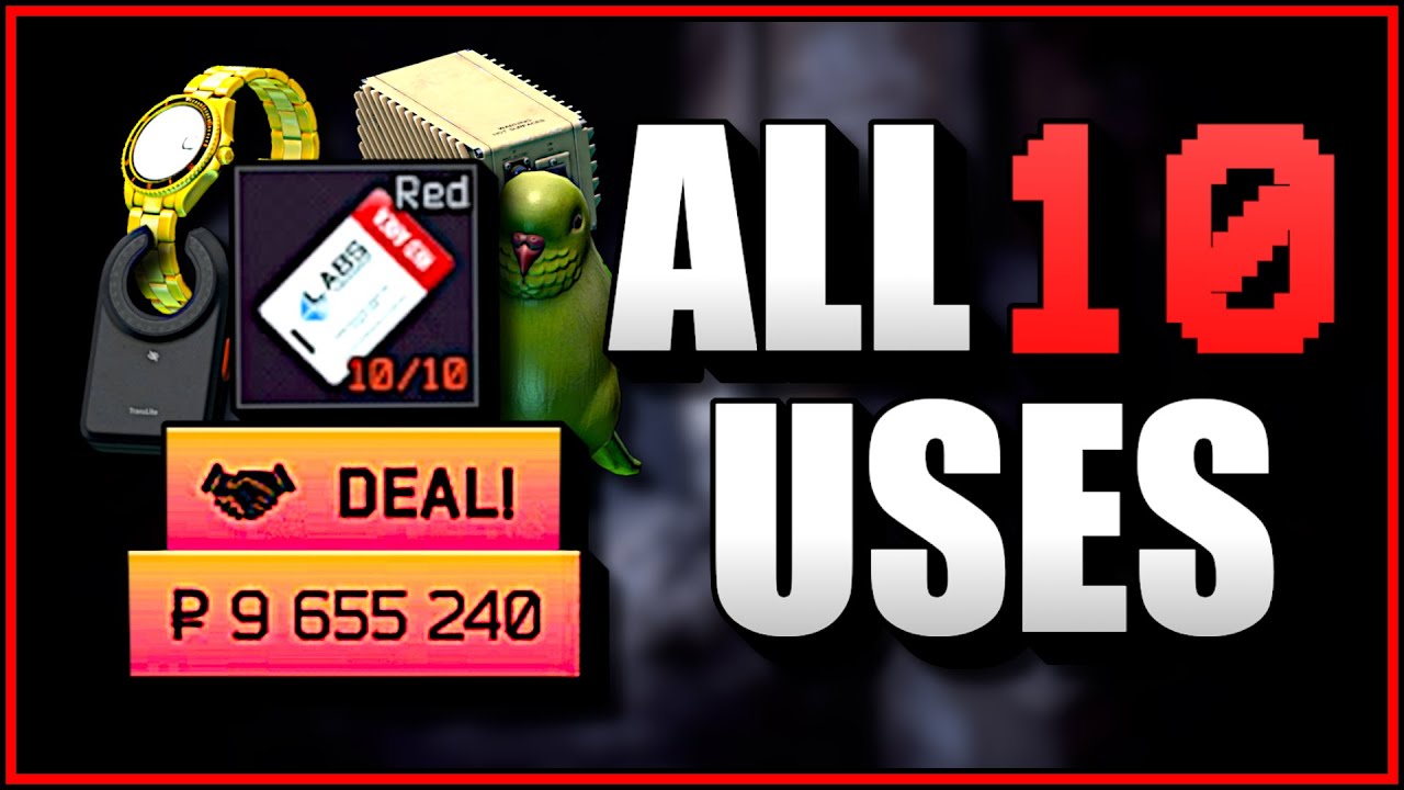 Can you profit off of 1 Red Keycard - Tarkov PvE