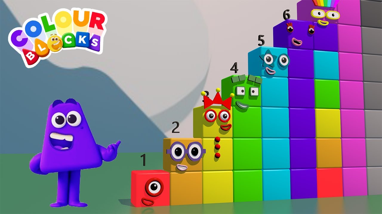 Colourblocks Purple Jump And Count Numberblocks Step Squad