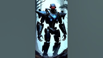 🦾⚫Black Robot Evolution #shorts #robot #robotics #robots #robotic #transformation #black