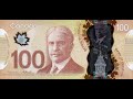 Canada 100 dollars note dollar canada canadadollars