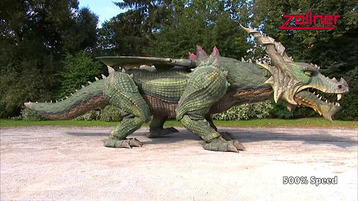 Schreitroboter Tradinno" luft / Robot dragon "Trad...