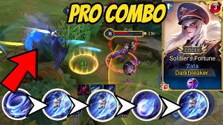 ZATA PRO COMBO - BEST COMBOS FOR ZATA  | AoV | 傳說對決 | RoV | Liên Quân Mobile