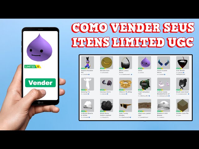 COMO VENDER SEUS ITENS DE ROBUX NO ROBLOX !! 