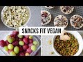 SNACKS FIT VEGAN 💪🏽💚 DELICIOSOS E IDEALES PARA BAJAR DE PESO