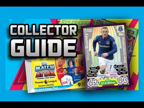 SILVER ROONEY!! | MATCH ATTAX 2017/2018 - COLLECTOR GUIDE OPENING!