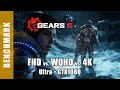 🔔 Gears 5: 1080p vs. 1440p vs. 2160p direct comparison benchmark | Ultra Preset | GTX1080 + 6700K