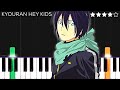 Noragami Aragoto OP - Kyouran Hey Kids!! | Piano Tutorial | Intermediate