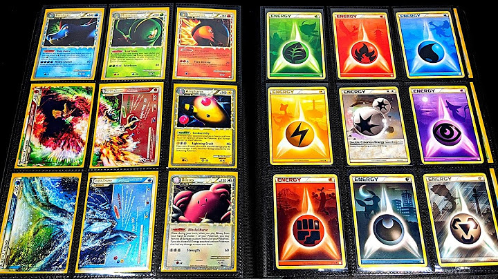 Heart gold soul silver pokemon cards