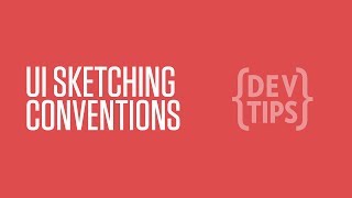 UI Sketching Conventions