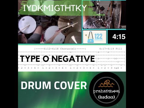 Type O Negative IYDKMIGTHTKY (Gimme That) Drum Cover by Praha Drums Official (16.a)