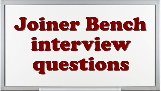 Celebrity Joiner Bench interview questions Profile