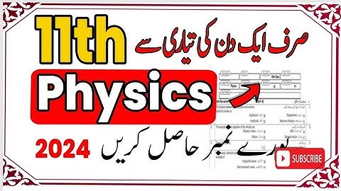 11th Class physics Most Imp Questions |  Guess Paper 2024 | FSc Physics Part 1 Imp Guess Paper 2024