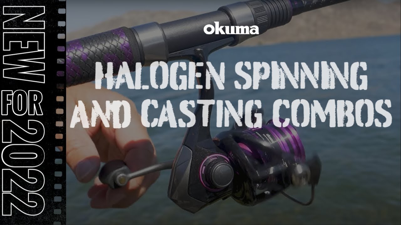 NEW 2022  Okuma Halogen Spinning and Baitcast Combos 