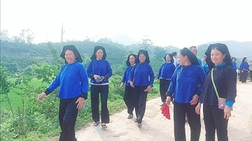 Toàn cảnh tiệc đám cưới nhà gái, dân tộc nùng, tân sơn, lục ngạn. Nhiều người đẹp hát si sli shi