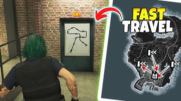 GTA 5 Online How to Use NEW Fast Travel (Map Teleport) in Garment Factory Agents of Sabotage
