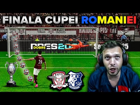 THE ROMANIA CUP FINAL DECIDED ON PENALTY SHOTS! PES ROMANIA CAREER WITH RAPID BUCHAREST