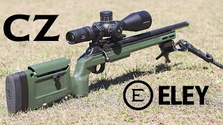 картинка: CZ 457 с патронами Eley Club .22