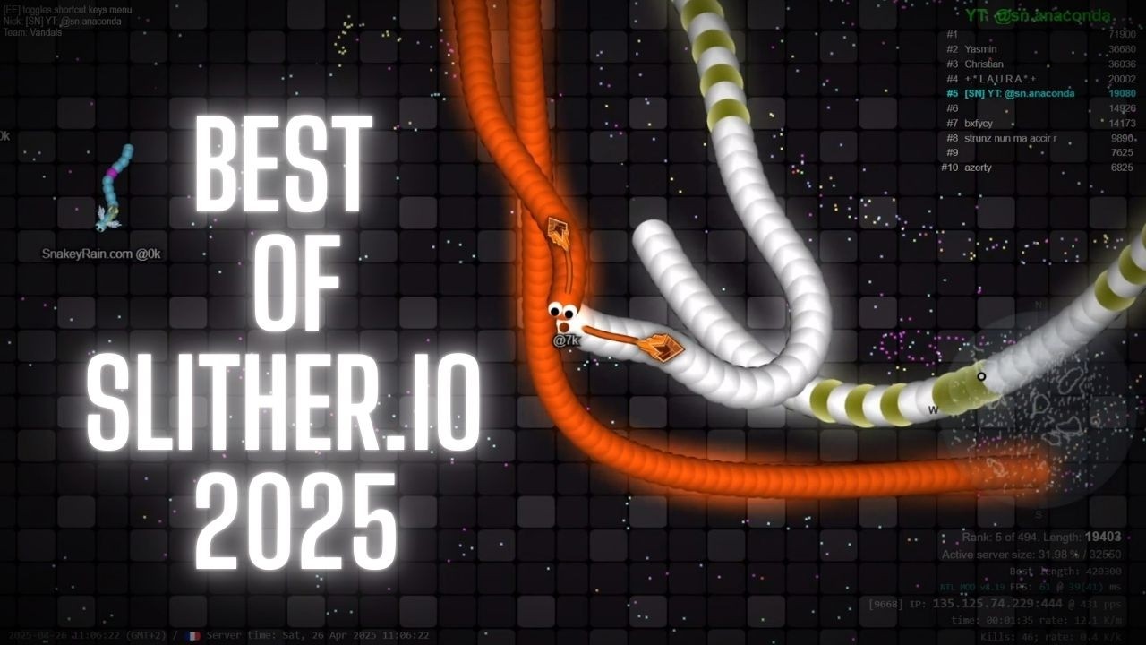 BEST OF SLITHERIO 2025 | Slither.io 🔥