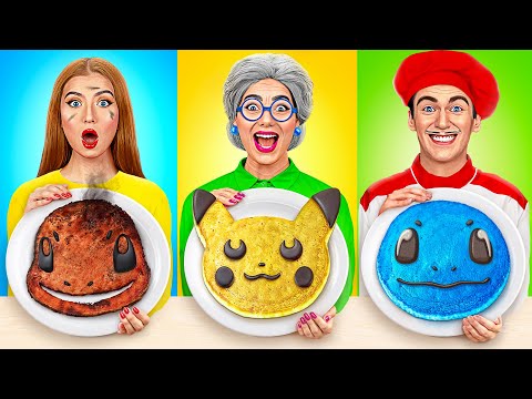 Ben vs Büyükanne Yemek Yapma Mücadelesi | İnanılmaz Yemek Pişirme Hack'ler Mega DO Challenge