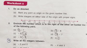 DAV class 6 maths chapter 3 worksheet 2 - all questions solved