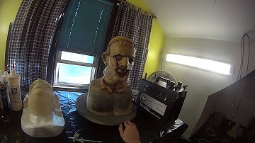 Real talk-  Painting a latex mask/latex Prop