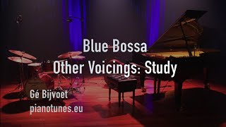 Blue Bossa color Study, Gé Bijvoet, PianoTunes.eu